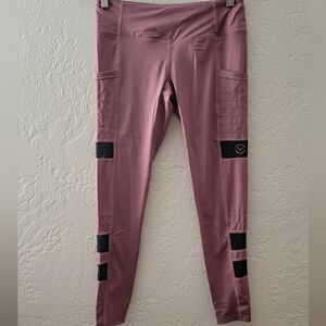 Virus Stay Cool Zepu Mesh Compression Leggings Size Small